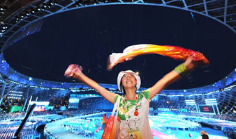 the 2011 opening ceremony of Shenzhen Universiade